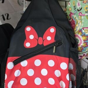 Red and Black Polka Dot Backpack